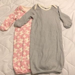 Set of two baby gowns